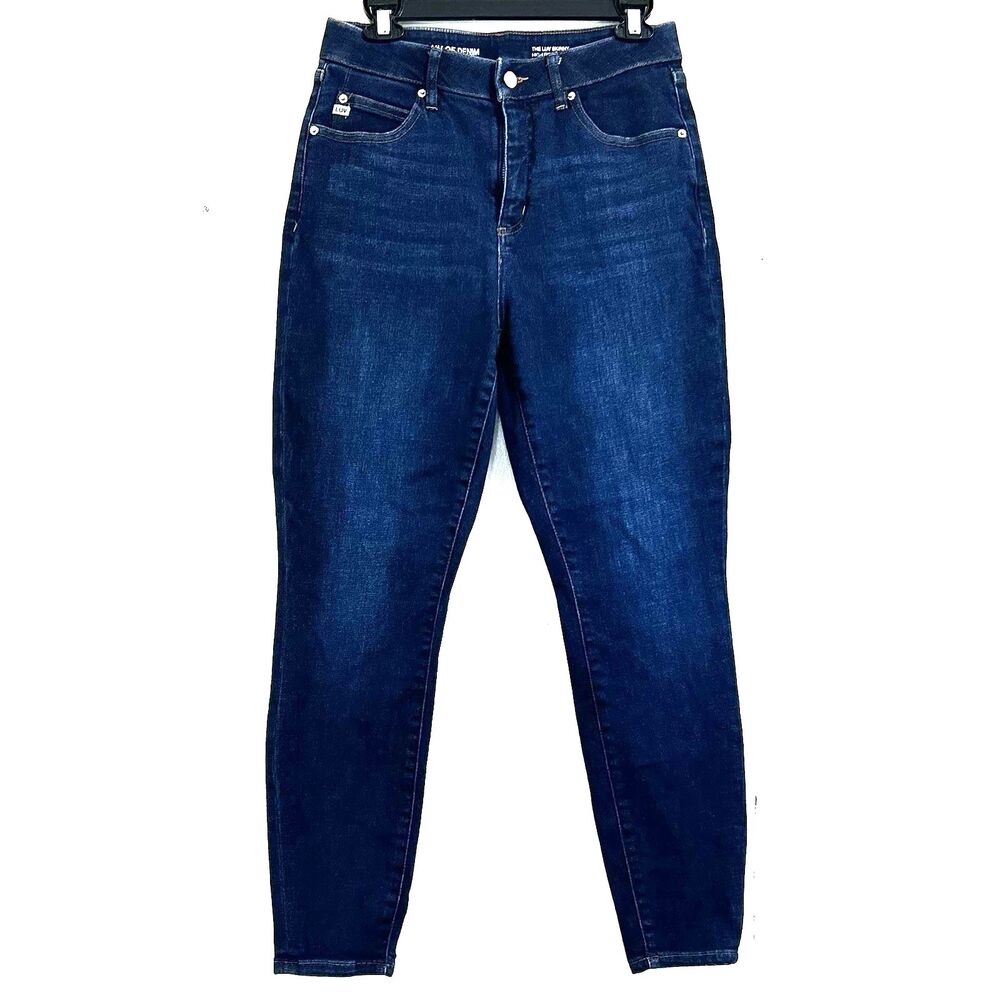 For Luv Of Denim High Rise Skinny Jeans Dark Wash Women’s Size 6 Stretch Slim